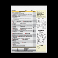 National Institutes of Health Stroke Scale (NIHSS) Notepad